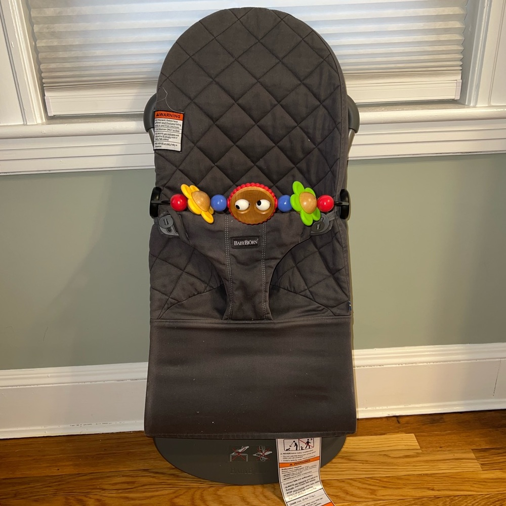 Baby Bjorn Bouncer with Googly Eyes Toy